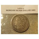 1883 morgan silver dollar