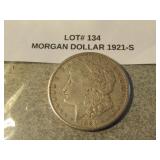 1921-S morgan silver dollar