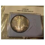 1994  1 oz  .999 fine silver eagle