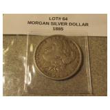 1885 morgan silver dollar