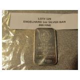 1 oz  .999 fine silver bar