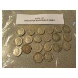 20 silver roosevelt dimes