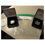 2 susan b.anthony 1999 proof coins