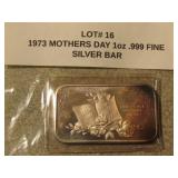 1 oz  .999 fine silver bar
