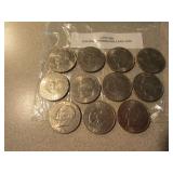 11 eisenhower dollars