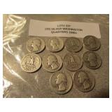 10 silver washington quarters