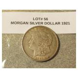 1921 morgan silver dollar