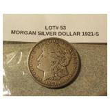 1921-S morgan silver dollar