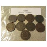 9 U.S. large one cents