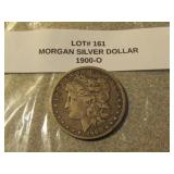1900-O morgan silver dollar