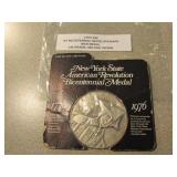 148 grams of .999 fine silver bicenn. war medal
