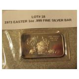 1 oz  .999 fine silver bar