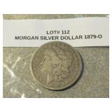 1879-O morgan silver dollar