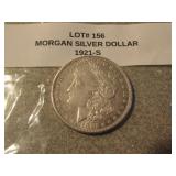 1921-S morgan silver dollar