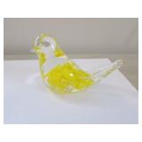 m&b st.clair yellow bird paperweight
