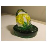 st.clair 1972 easter egg on stand