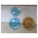 st.clair reagan/bush plate & glass festv. plates