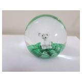 joe st.clair mouse sulphide paperweight