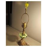 st.clair 1 ball lamp w/finial (unmarked)