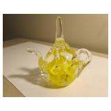 st.clair yellow ring holder paperweight
