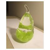 b&m st.clair pear paperweight