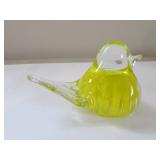 joe st.clair yellow bird paperweight