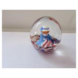 bob st.clair betsy ross sulphide paperweight