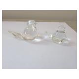 2 small bob st.clair clear birds