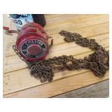 chester 1 ton chain hoist