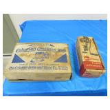 coleman iron w/box & food chopper w/box