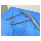 spiral auger & hook