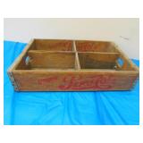 pepsi cola wood bottle crate