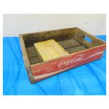coca cola wood bottle crate