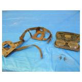 eye glasses & foot spikes