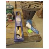 blue devil golf club cover,banner set,basket,tin