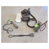 b&g sprayer,hot water heater,sweeper,tongs