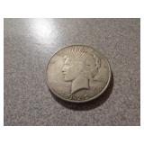 1922 silver peace dollar