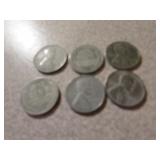 6 lincoln steel cents