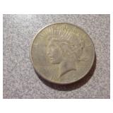 1923 silver peace dollar