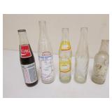 old soda bottles incl:coke dallas cowboys