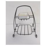 longaberger stand w/1 longaberger pottery dish