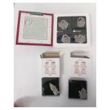 6 longaberger ornaments for baskets