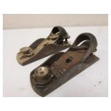 2 smaller wooden planes