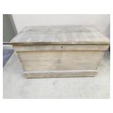 antique wooden trunk