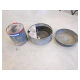galvanized kerosene can,oil pan & feeder