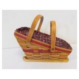 1991 longaberger yuletide traditions basket
