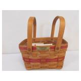 1992 longaberger seasons greetings basket