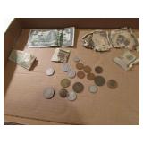 foreign coins & paper money