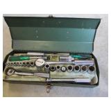 s & k socket set w/box