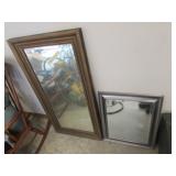2 wall mirrors